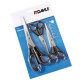 Dahle 54600-20117 tijera de escritorio y manualidades Tijeras de oficina Corte recto Negro, Acero inoxidable